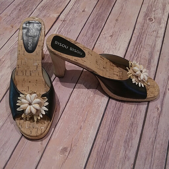 Bisou Bisou Shoes - Bisou Bisou summer heels - 7.5